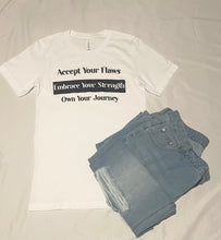 Load image into Gallery viewer, White AEO Daily Mantra Unisex Classic Fit
