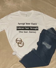 Load image into Gallery viewer, White AEO Daily Mantra Unisex Classic Fit
