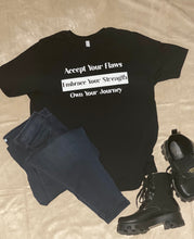 Load image into Gallery viewer, Black AEO Daily Mantra Unisex Classic Fit